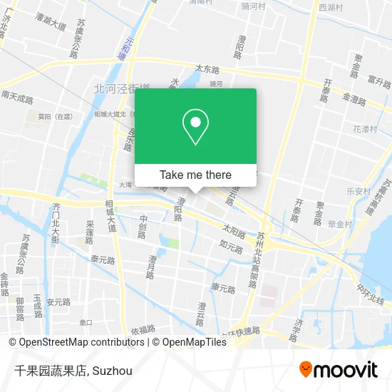 千果园蔬果店 map