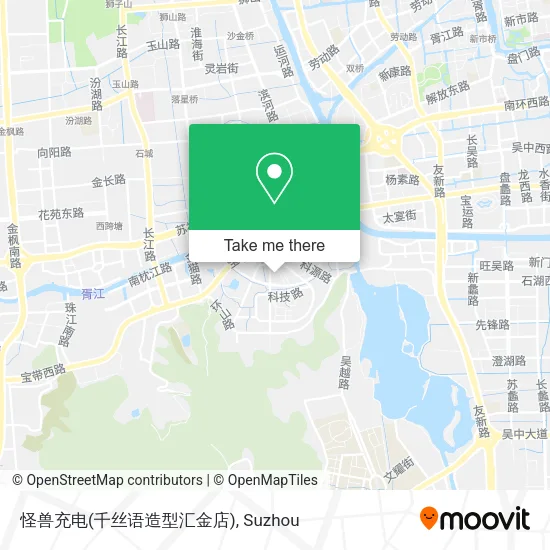 怪兽充电(千丝语造型汇金店) map