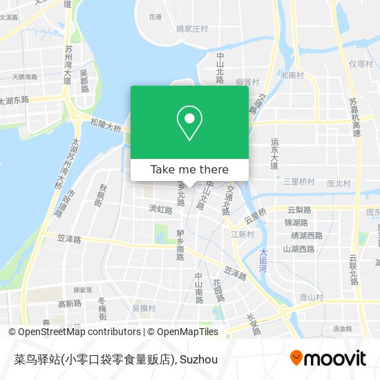 菜鸟驿站(小零口袋零食量贩店) map