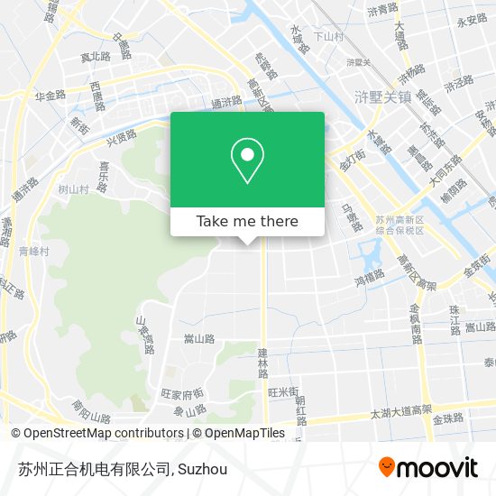 苏州正合机电有限公司 map