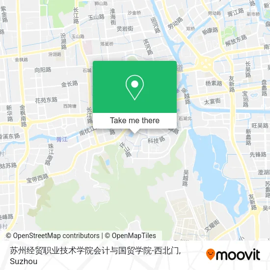 苏州经贸职业技术学院会计与国贸学院-西北门 map
