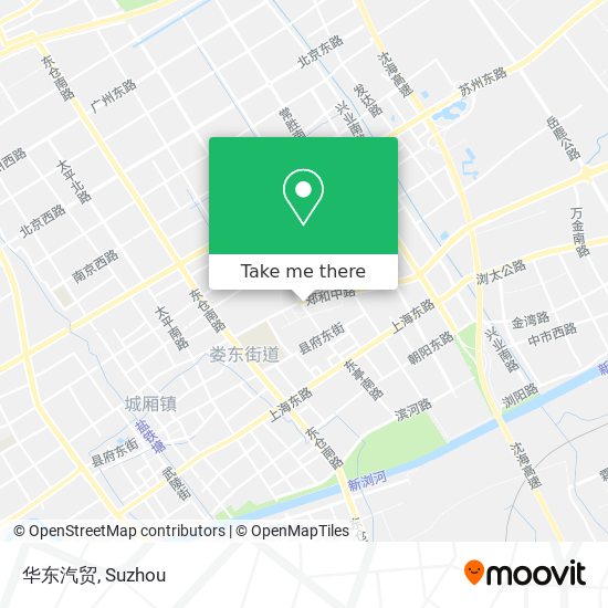 华东汽贸 map