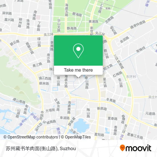 苏州藏书羊肉面(衡山路) map