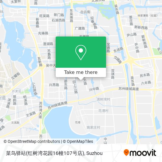 菜鸟驿站(红树湾花园16幢107号店) map