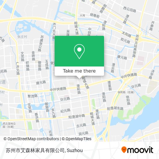 苏州市艾森林家具有限公司 map
