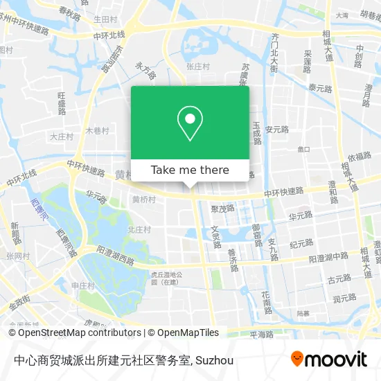 中心商贸城派出所建元社区警务室 map