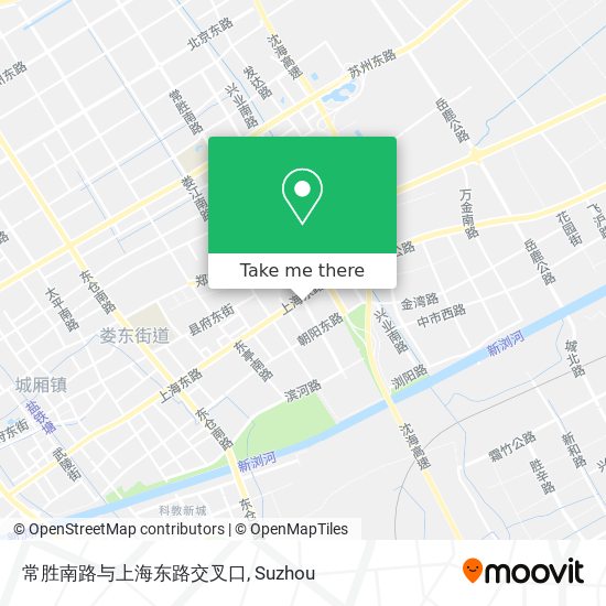 常胜南路与上海东路交叉口 map
