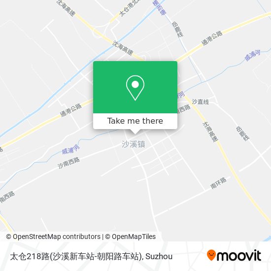 太仓218路(沙溪新车站-朝阳路车站) map