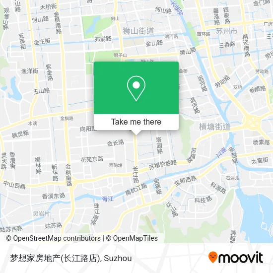 梦想家房地产(长江路店) map
