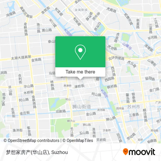 梦想家房产(华山店) map
