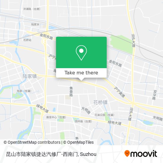 昆山市陆家镇捷达汽修厂-西南门 map