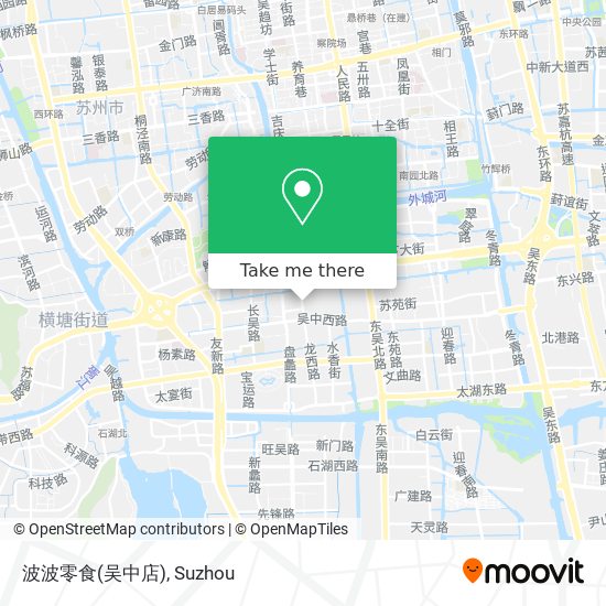 波波零食(吴中店) map