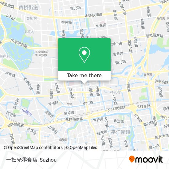 一扫光零食店 map