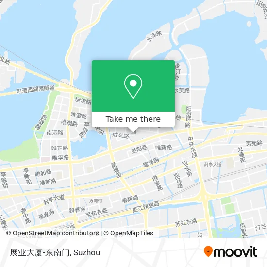 展业大厦-东南门 map