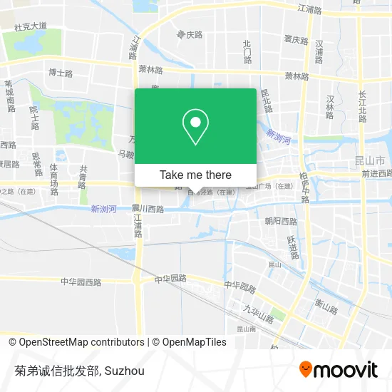 菊弟诚信批发部 map