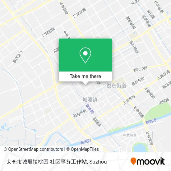 太仓市城厢镇桃园-社区事务工作站 map