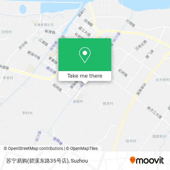 苏宁易购(碧溪东路35号店) map