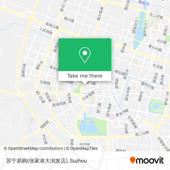 苏宁易购(张家港大润发店) map