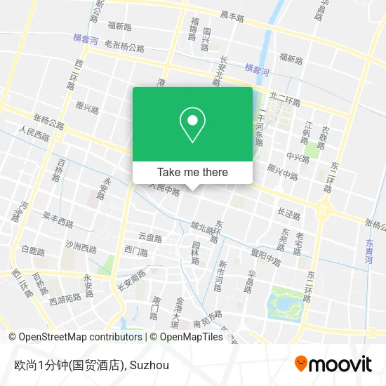 欧尚1分钟(国贸酒店) map