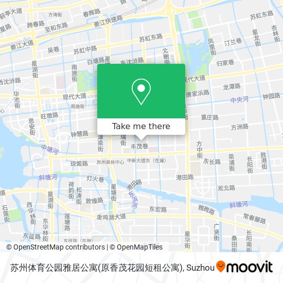 苏州体育公园雅居公寓(原香茂花园短租公寓) map