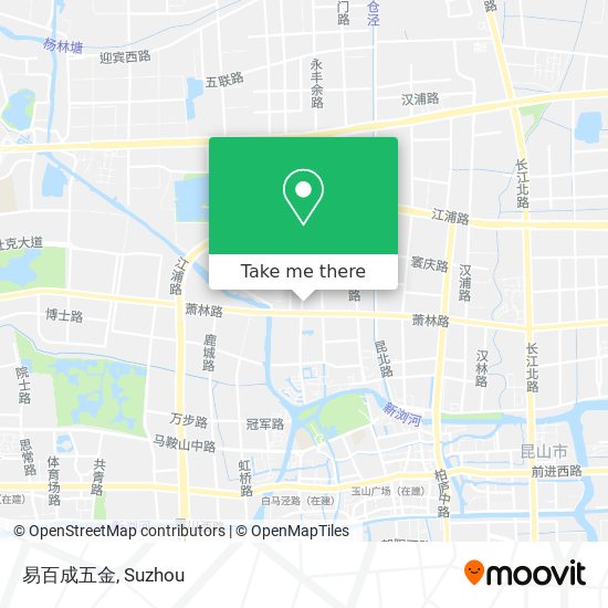 易百成五金 map