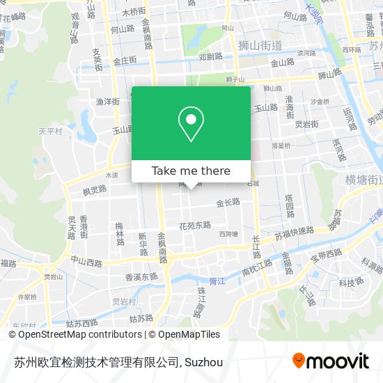 苏州欧宜检测技术管理有限公司 map