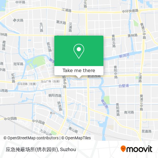 应急掩蔽场所(绣衣园街) map