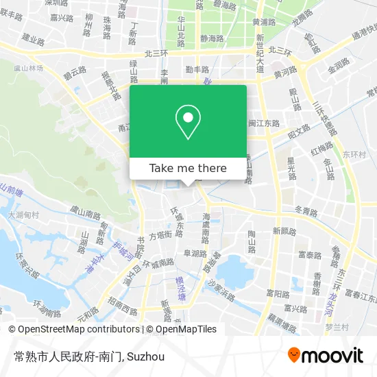 常熟市人民政府-南门 map