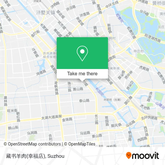 藏书羊肉(幸福店) map