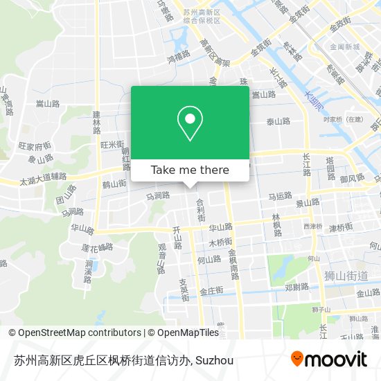 苏州高新区虎丘区枫桥街道信访办 map