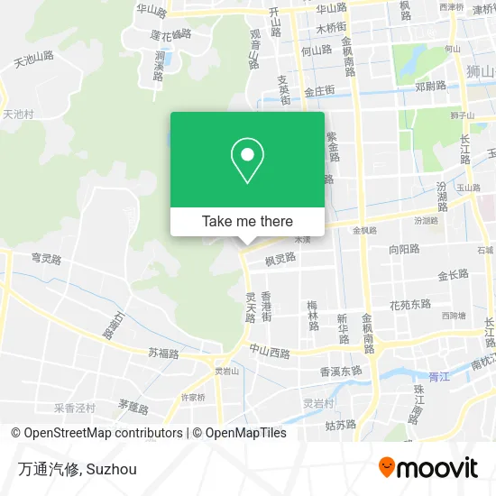 万通汽修 map