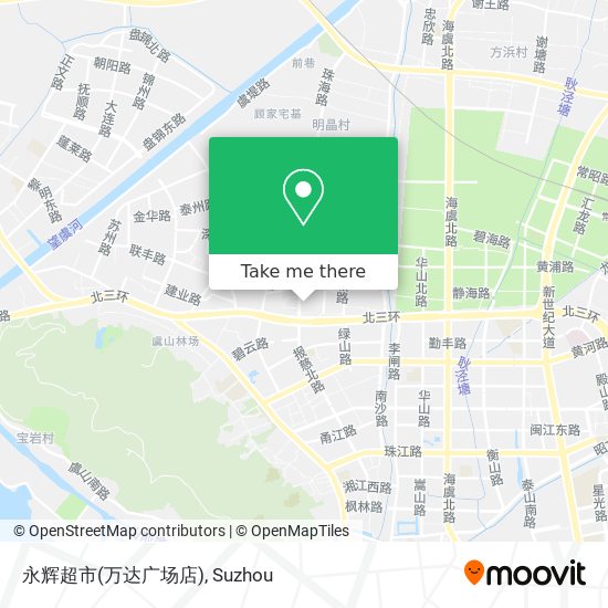 永辉超市(万达广场店) map