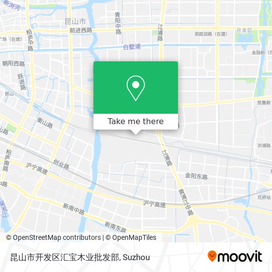 昆山市开发区汇宝木业批发部 map