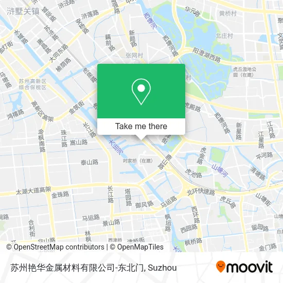 苏州艳华金属材料有限公司-东北门 map