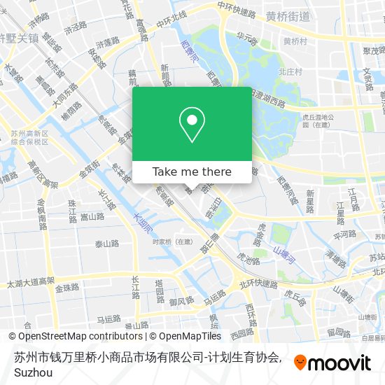 苏州市钱万里桥小商品市场有限公司-计划生育协会 map