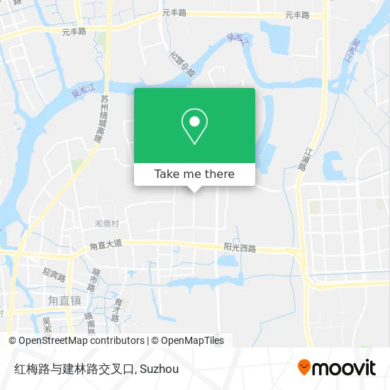 红梅路与建林路交叉口 map