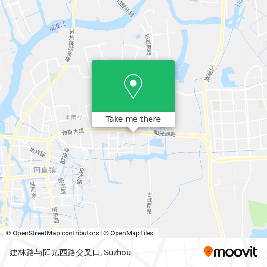 建林路与阳光西路交叉口 map