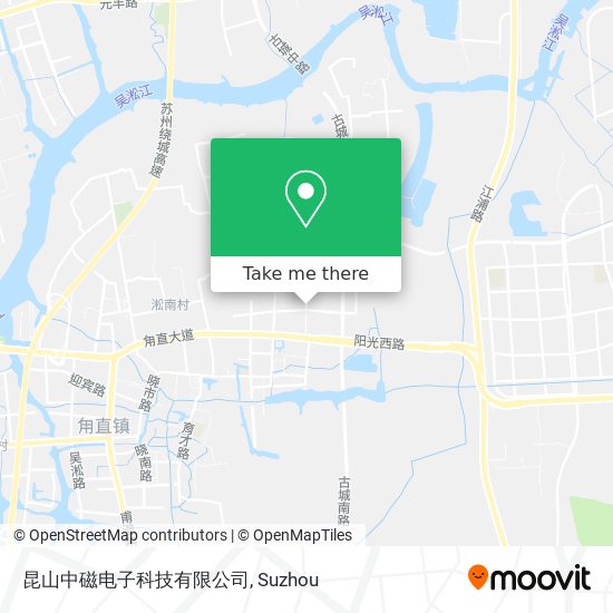 昆山中磁电子科技有限公司 map