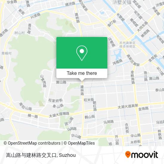 嵩山路与建林路交叉口 map