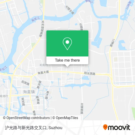 沪光路与新光路交叉口 map