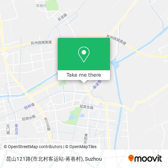 昆山121路(市北村客运站-蒋巷村) map