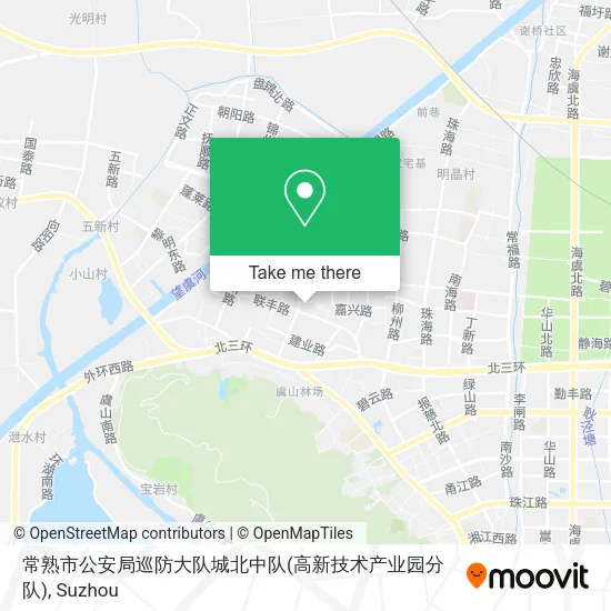 常熟市公安局巡防大队城北中队(高新技术产业园分队) map