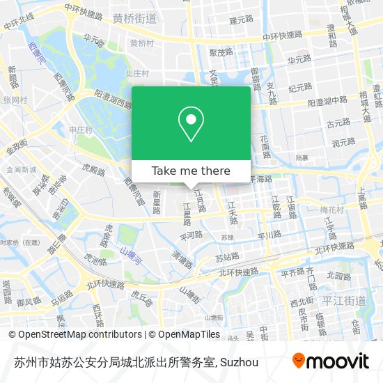 苏州市姑苏公安分局城北派出所警务室 map