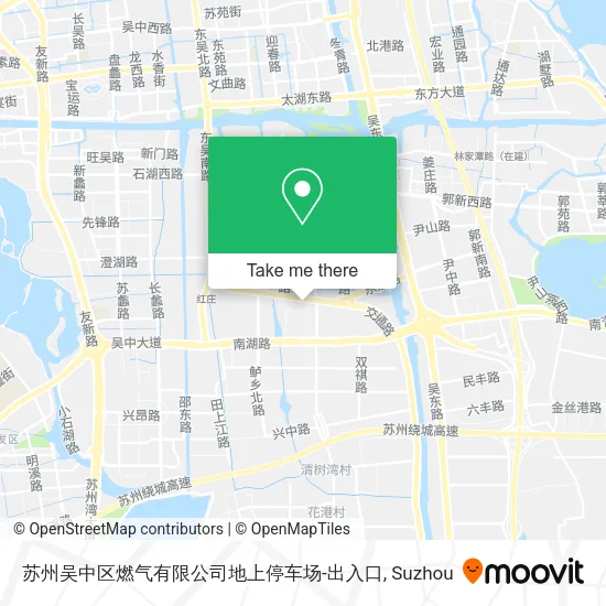 苏州吴中区燃气有限公司地上停车场-出入口 map