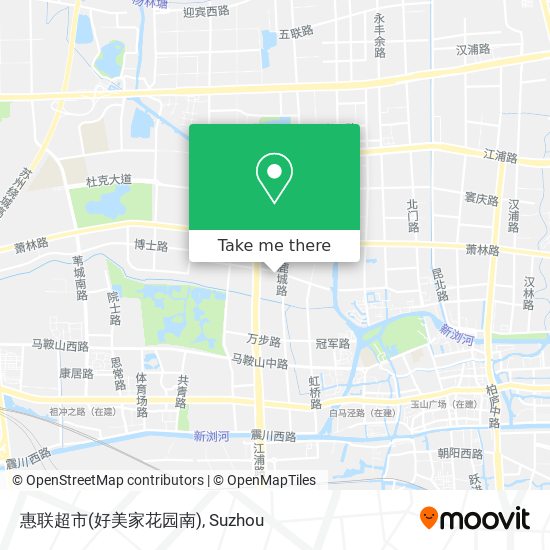 惠联超市(好美家花园南) map