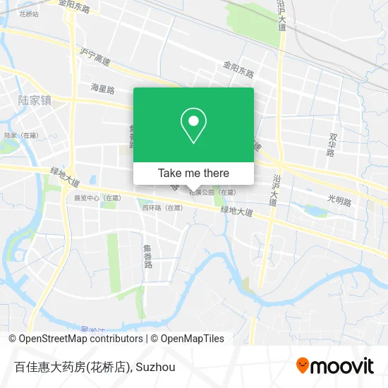百佳惠大药房(花桥店) map