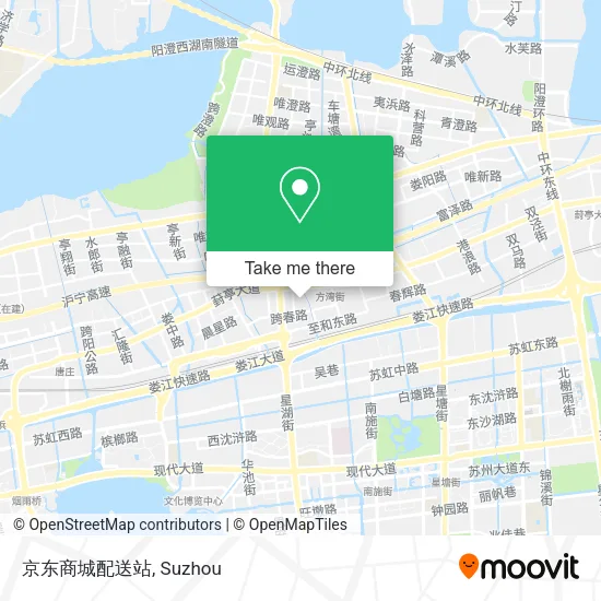京东商城配送站 map