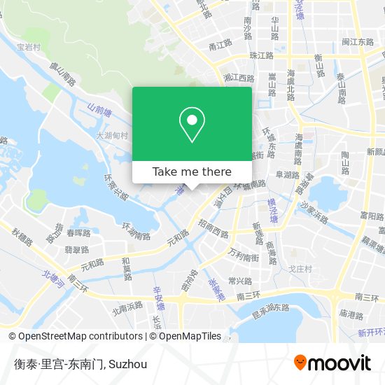 衡泰·里宫-东南门 map