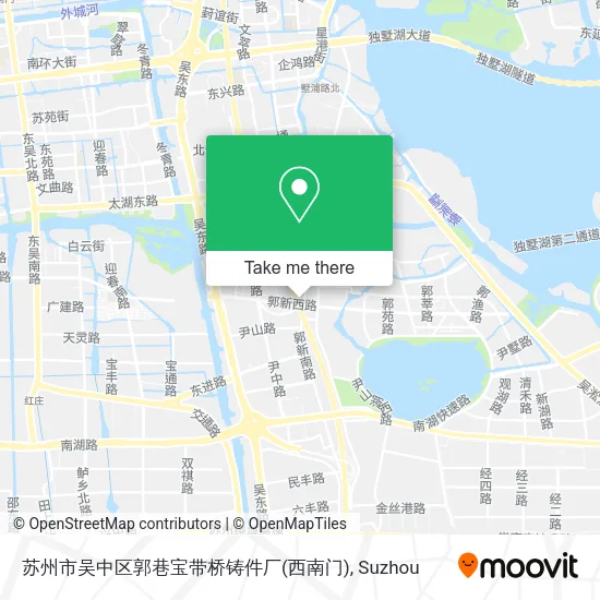 苏州市吴中区郭巷宝带桥铸件厂(西南门) map