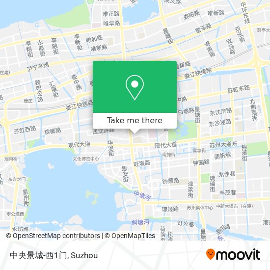 中央景城-西1门 map